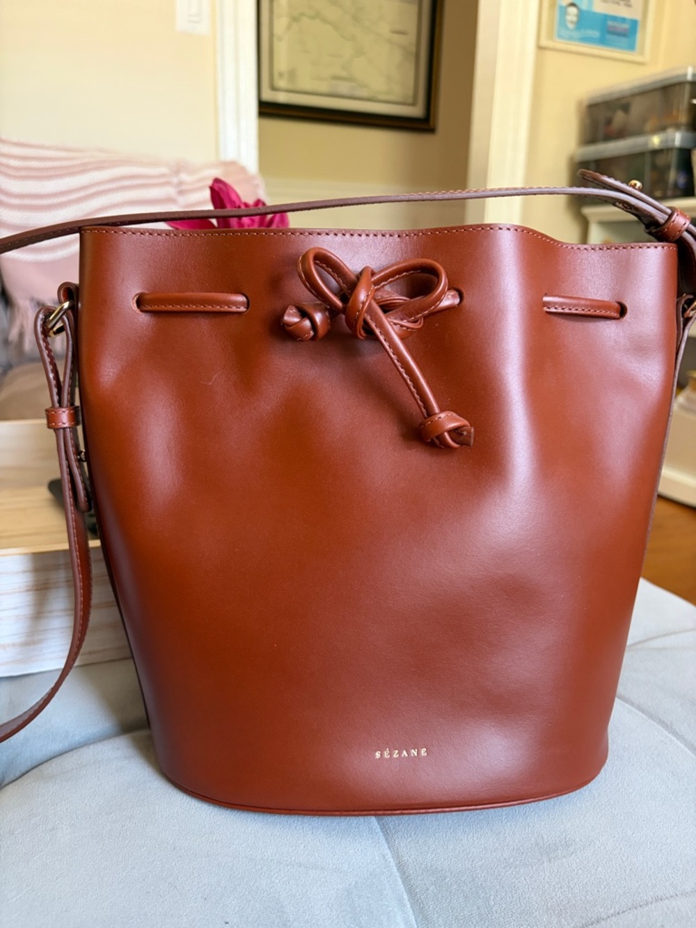 NWOT Sézane Farrow Bag in Natural Heritage